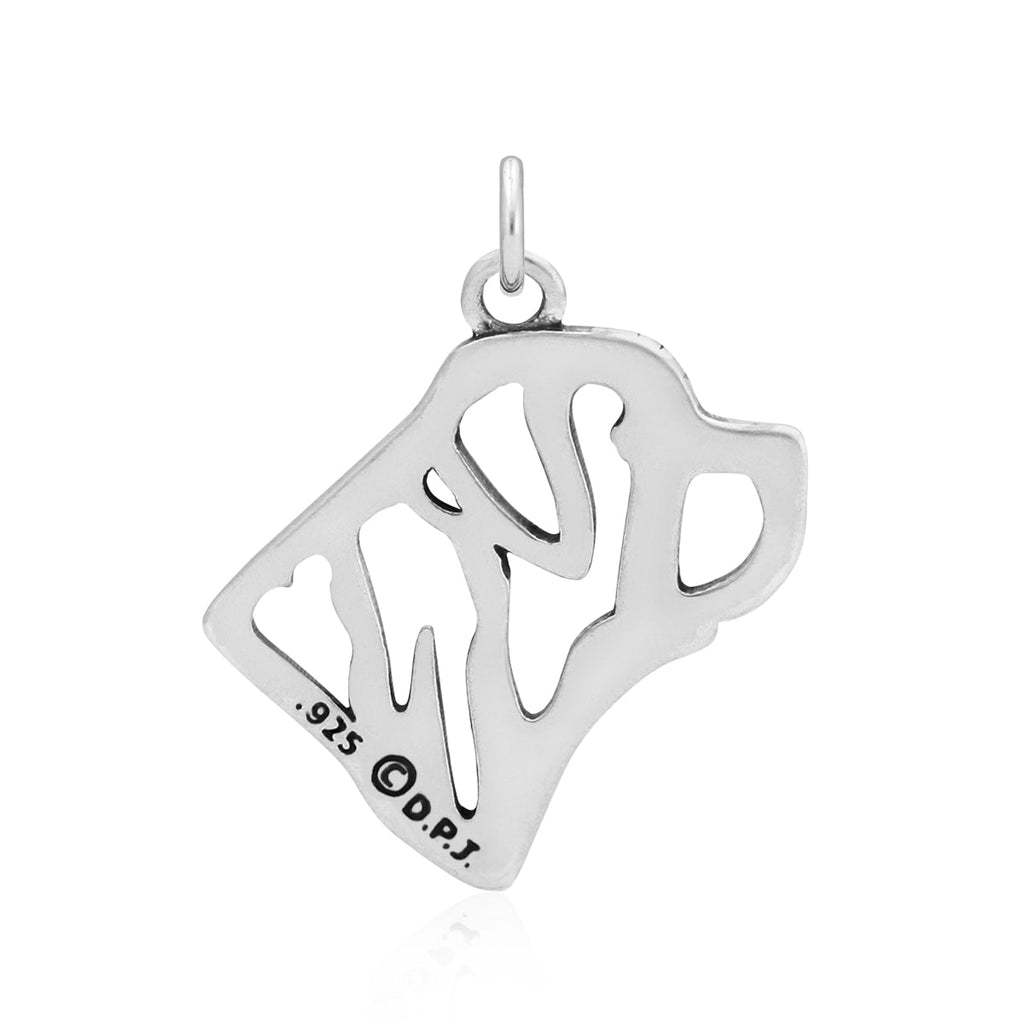Mastiff Necklace in Sterling Silver