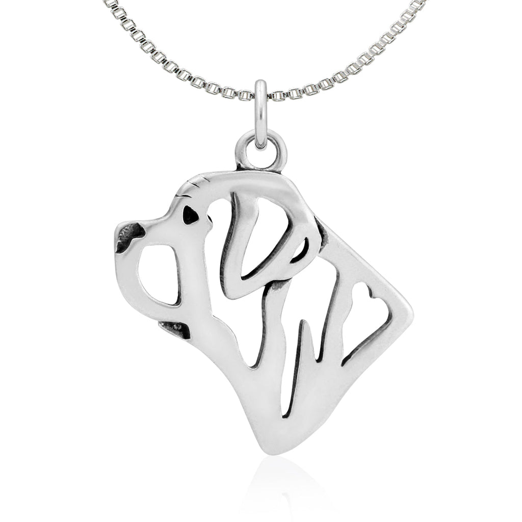 Mastiff Necklace in Sterling Silver