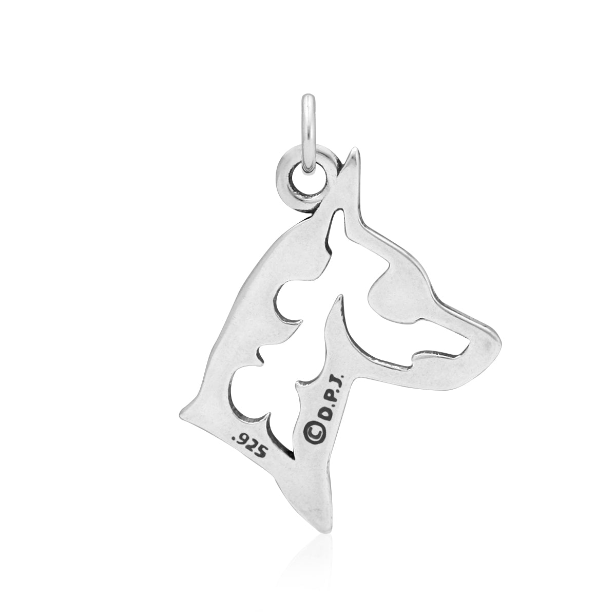Miniature Pinscher Necklace in Sterling Silver