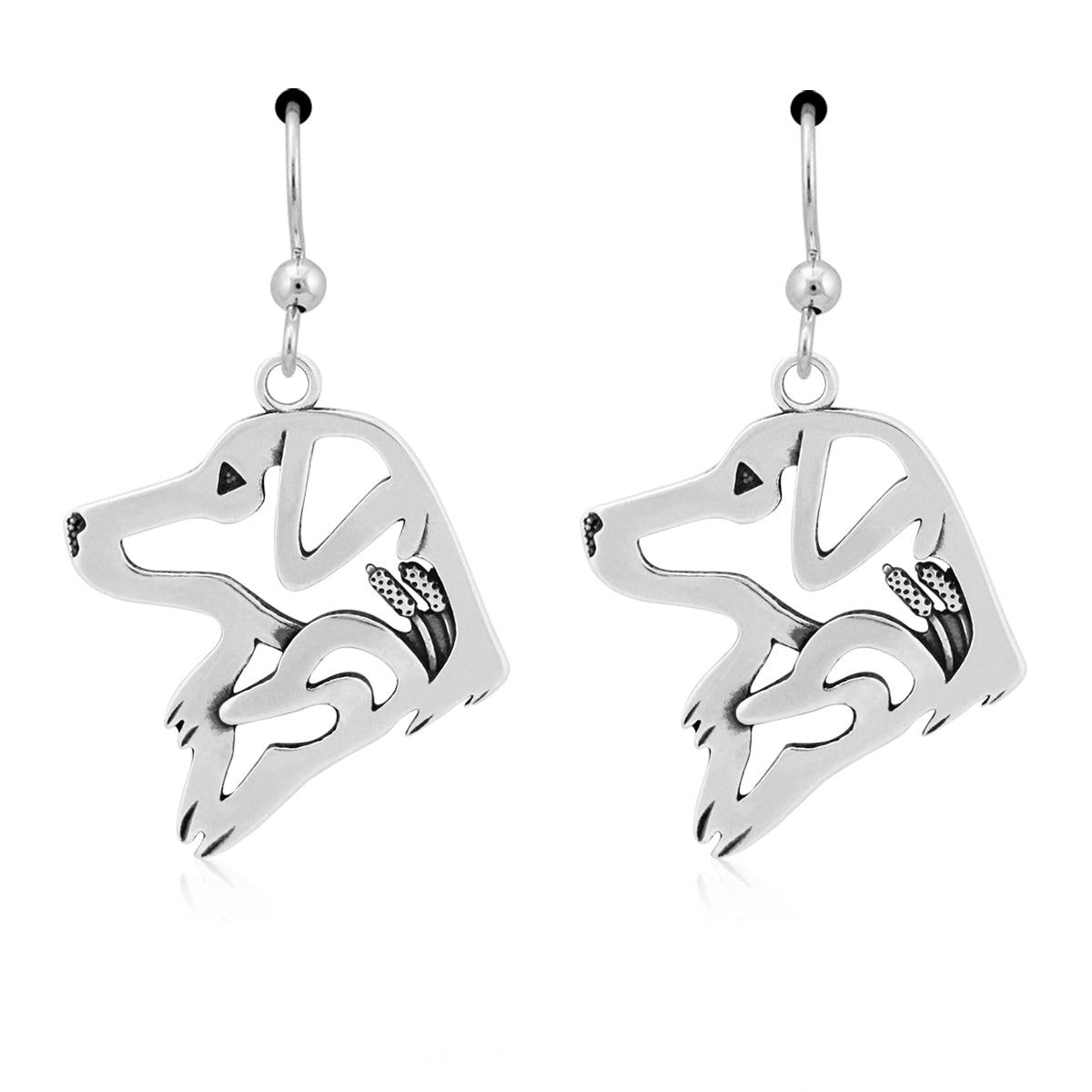 Nova Scotia Duck Tolling Retriever Earrings in Sterling Silver