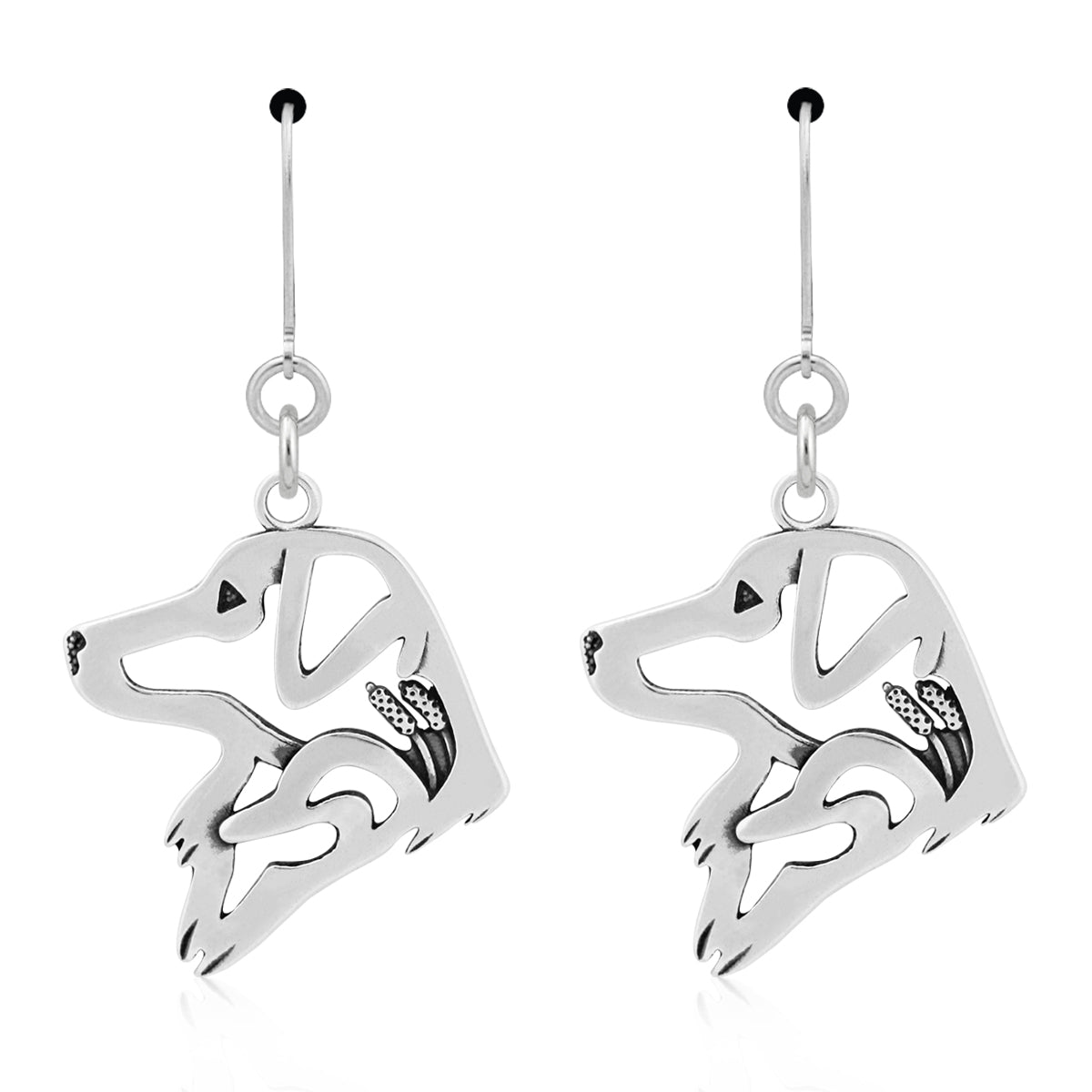 Nova Scotia Duck Tolling Retriever Earrings in Sterling Silver