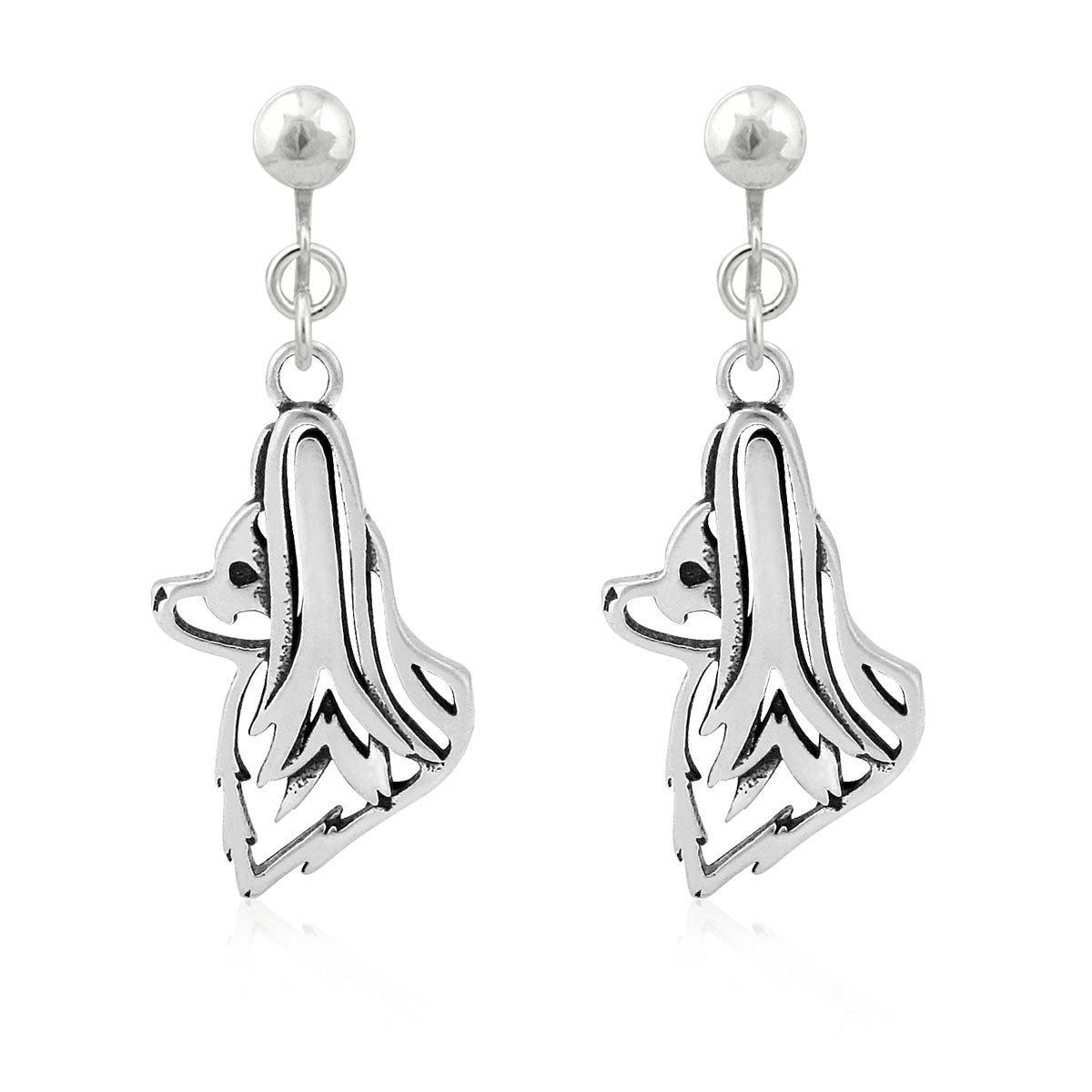 Papillon Earrings in Sterling Silver