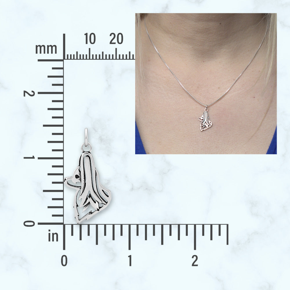 Papillon Necklace in Sterling Silver