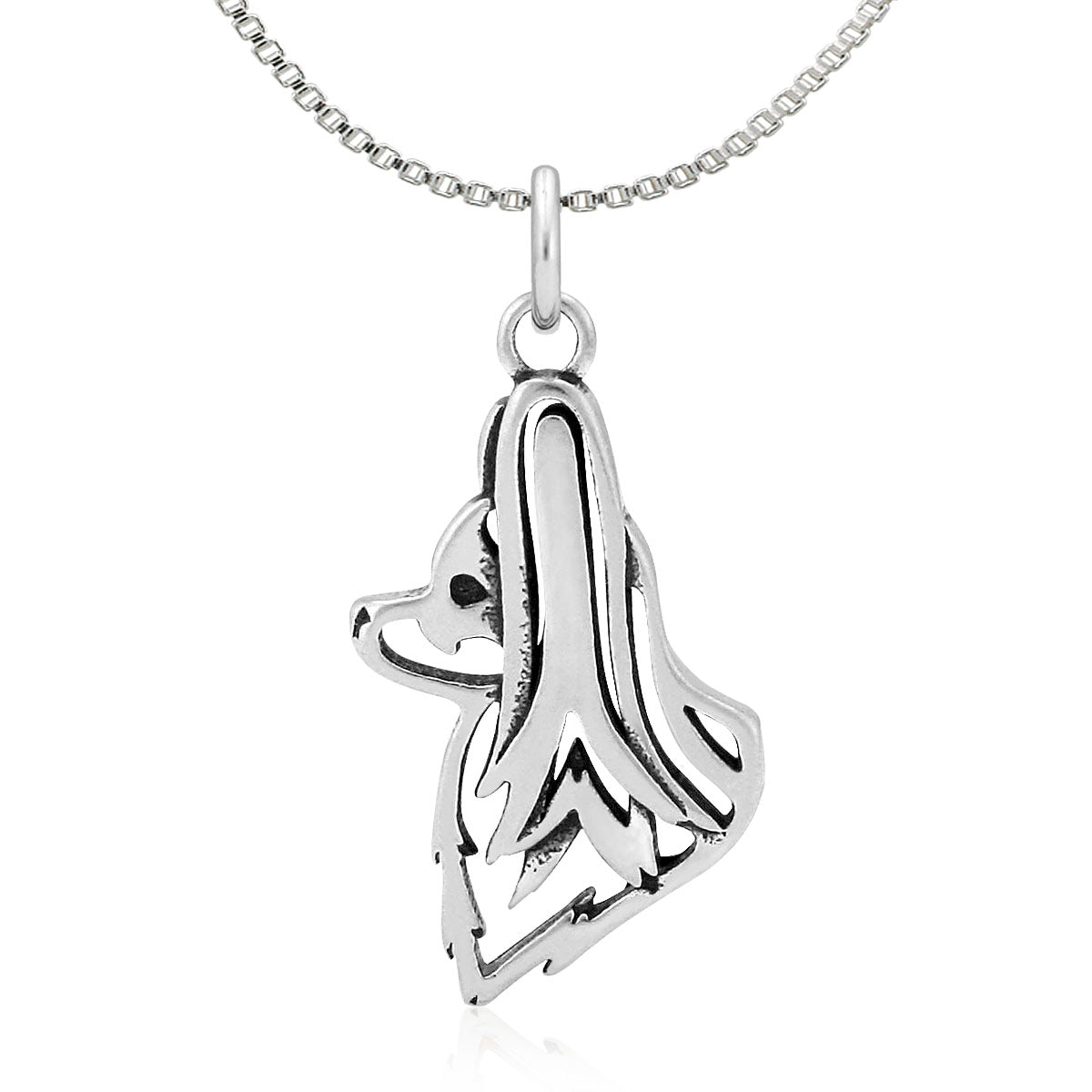 Papillon Necklace in Sterling Silver