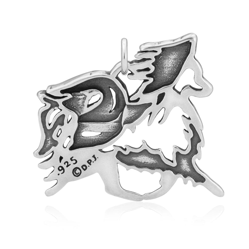 Sterling Silver Papillon Necklace Pendant