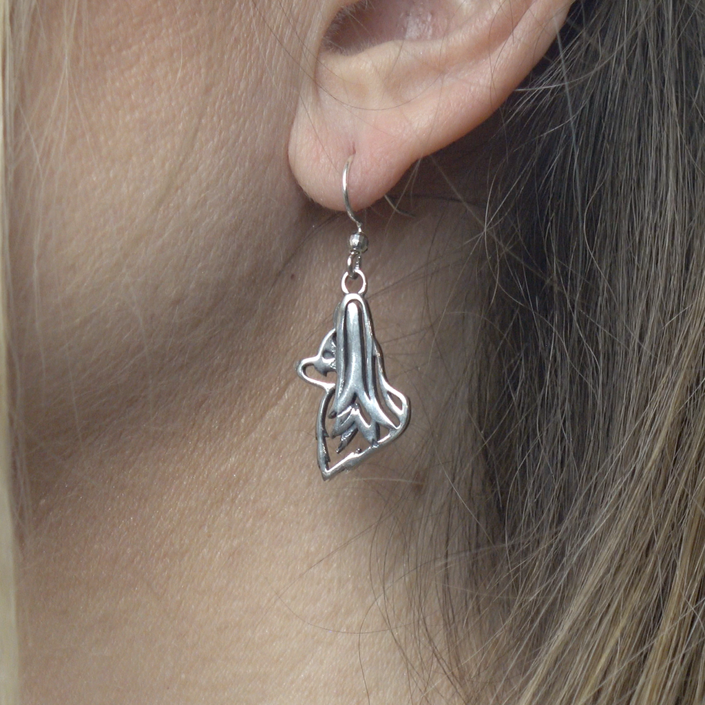 Papillon Earrings in Sterling Silver