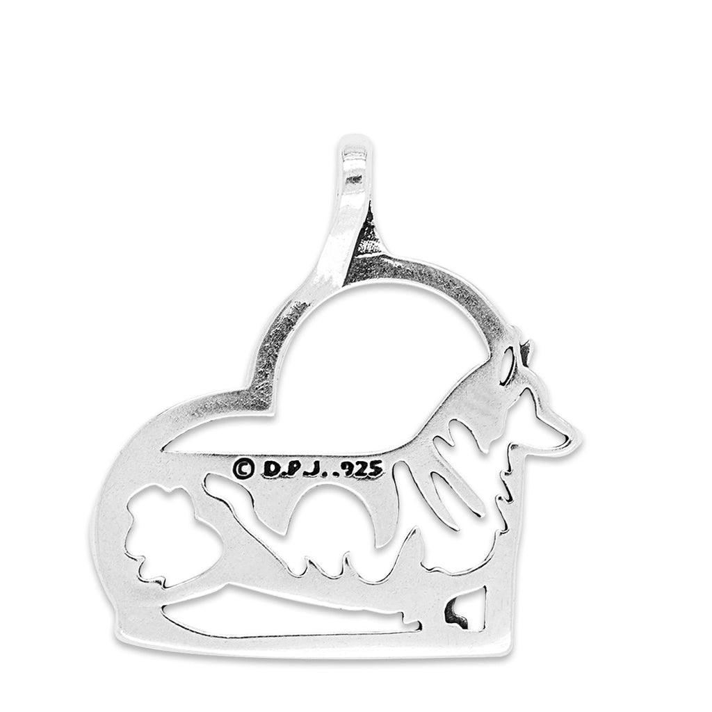 Pembroke Welsh Corgi Heart Necklace