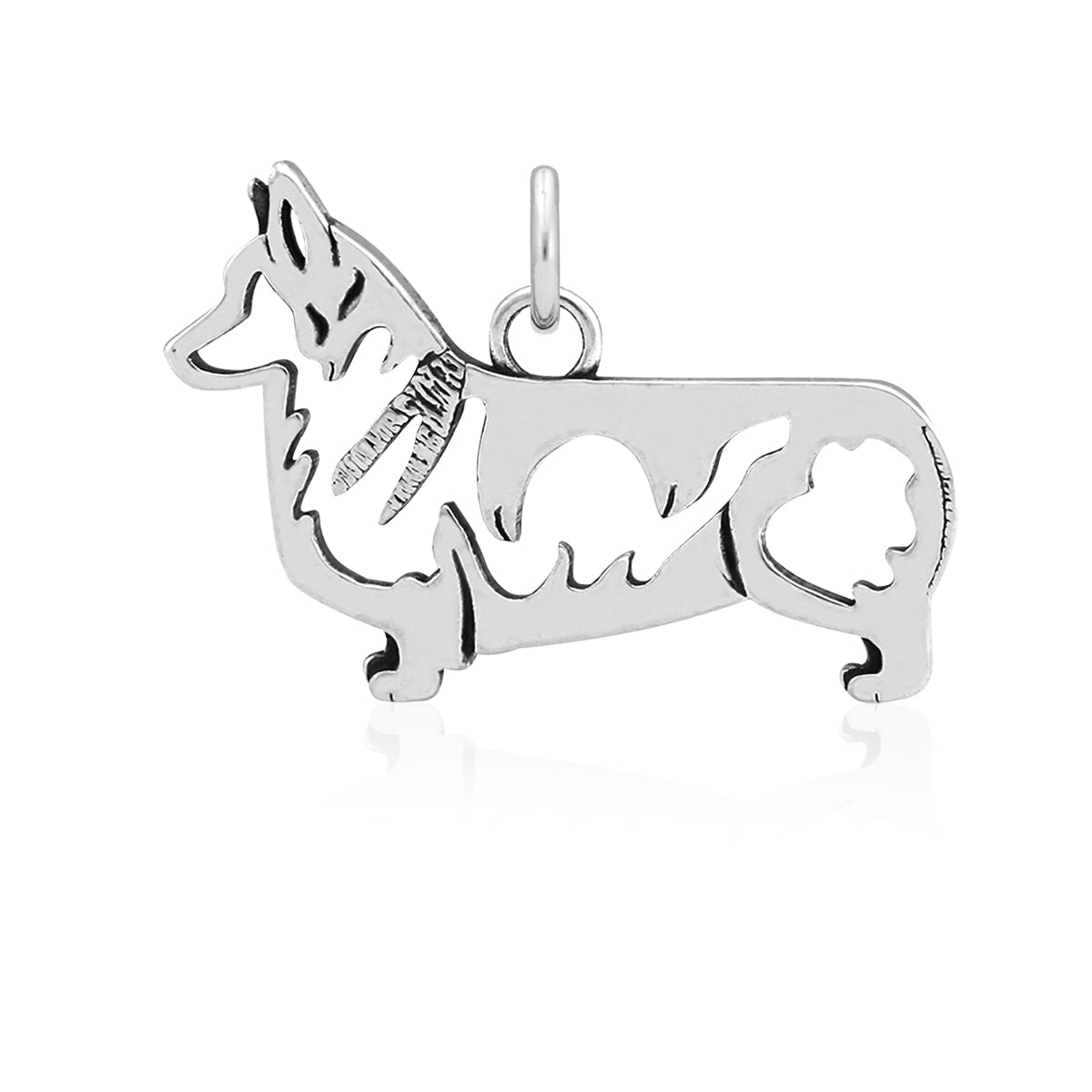 Sterling Silver Pembroke Welsh Corgi Necklace Jewelry