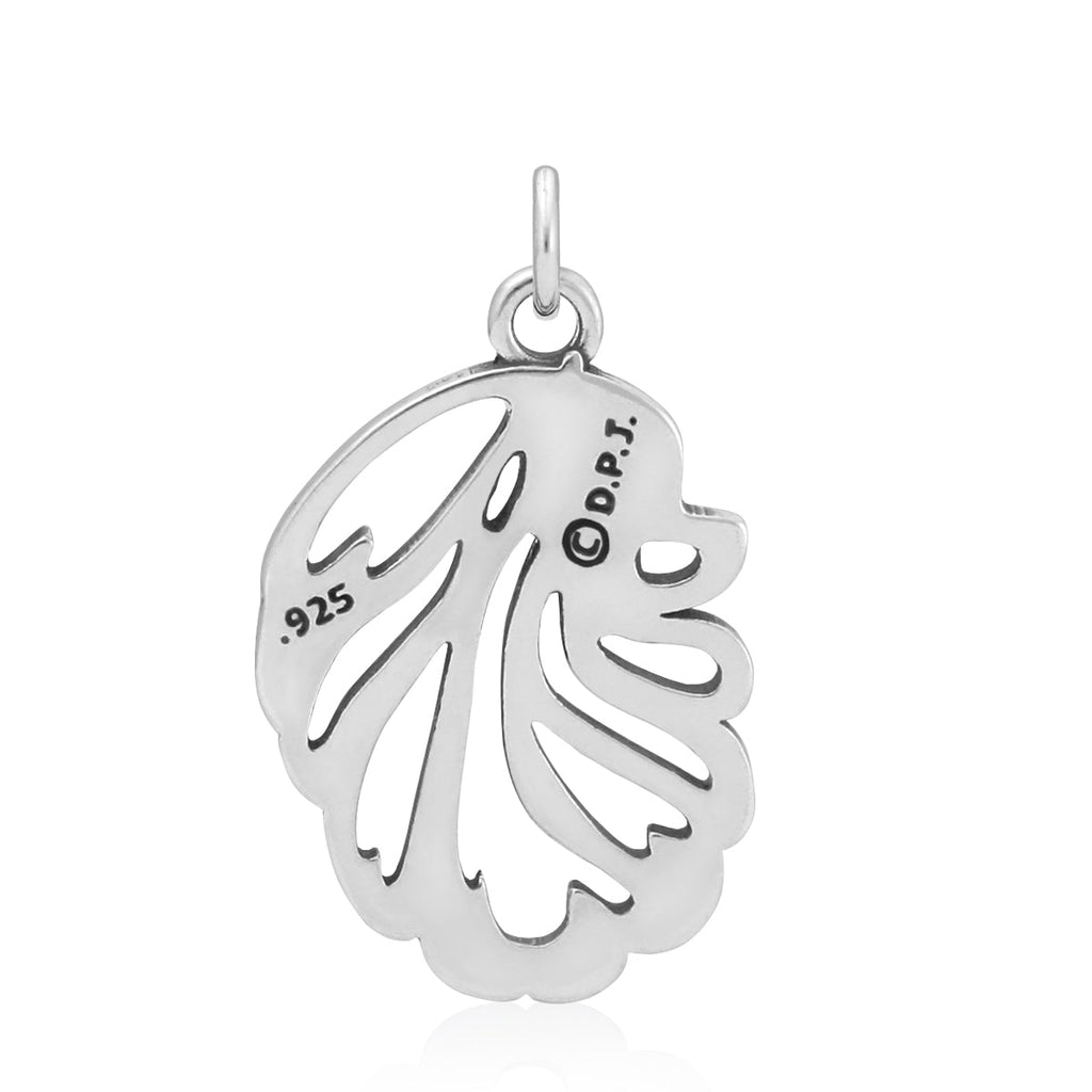 Pomeranian Necklace in Sterling Silver