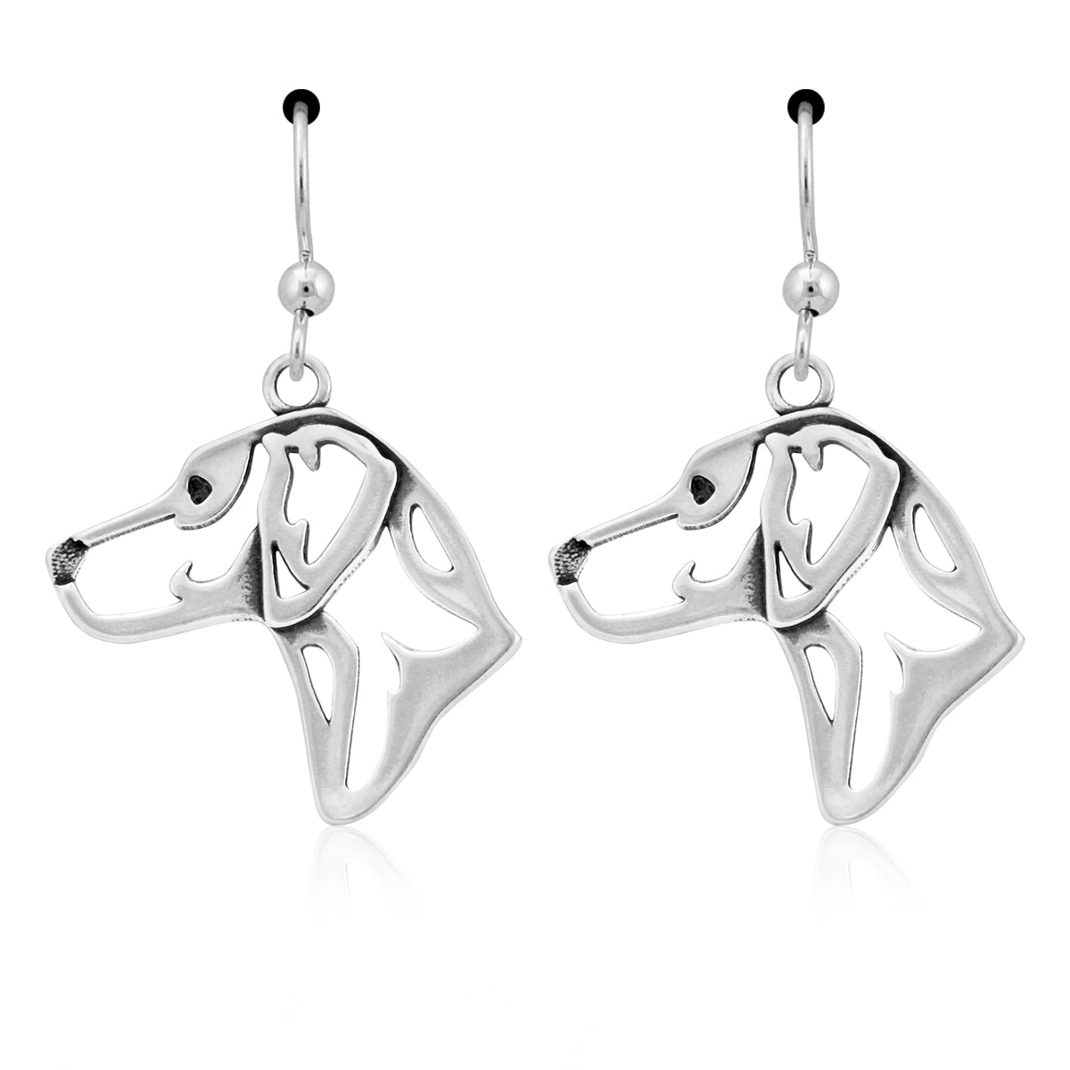 Rhodesian Ridgeback Earrings in Sterling Silver