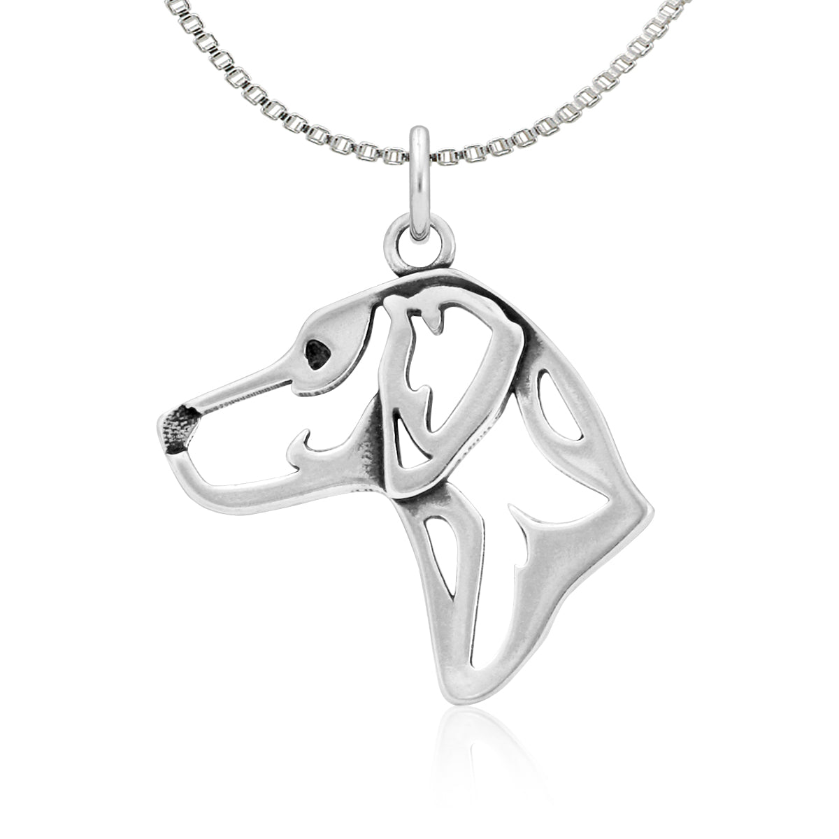 Rhodesian Ridgeback Necklace in Sterling Silver