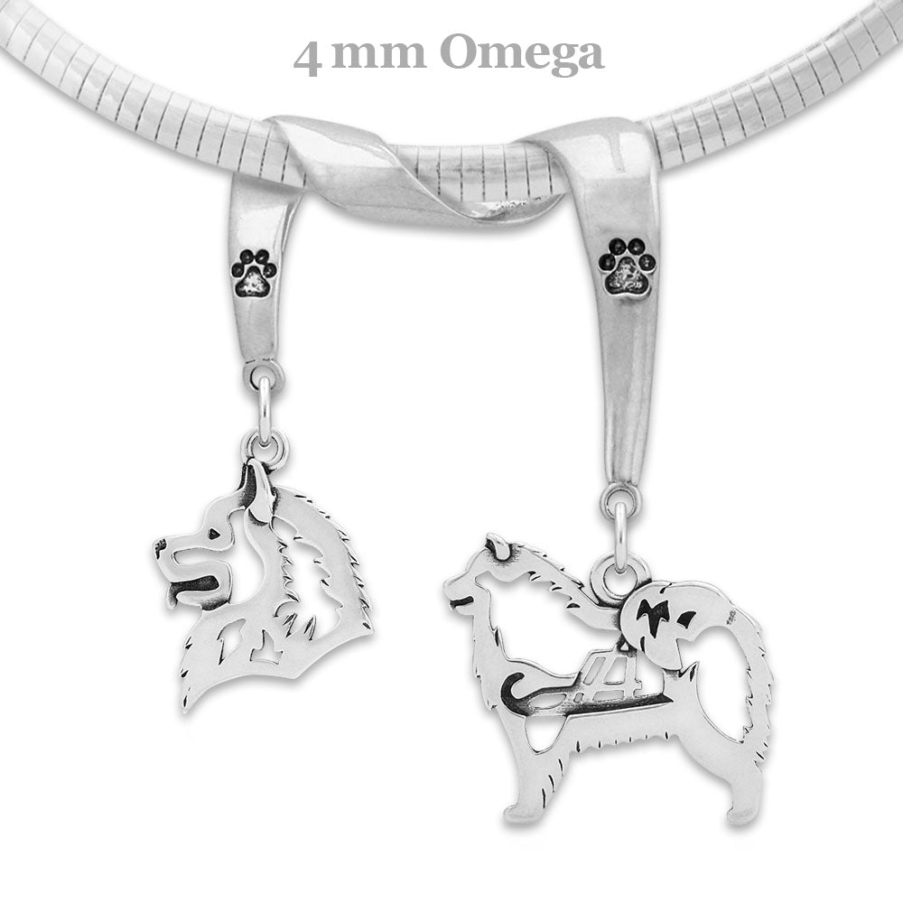 Samoyed Luxury Necklace in Sterling Silver