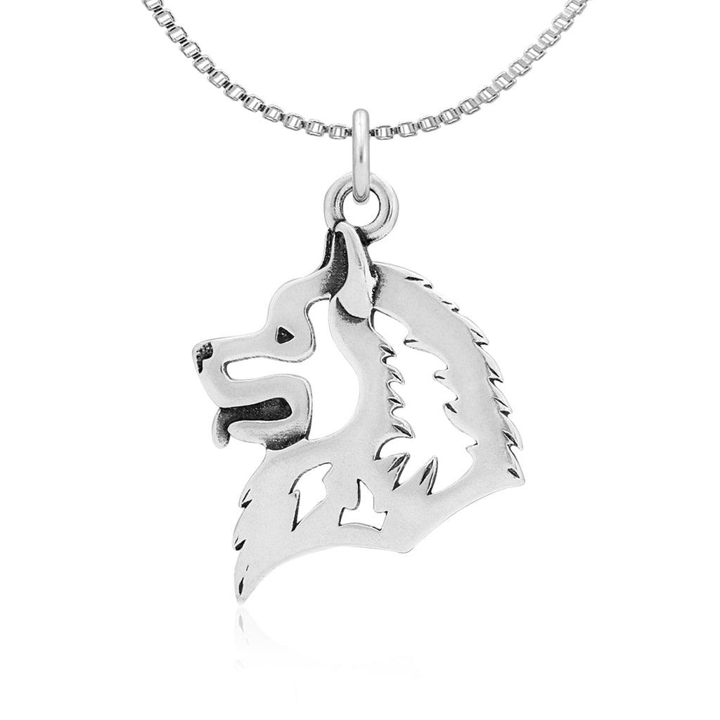 Samoyed Necklace in Sterling Silver