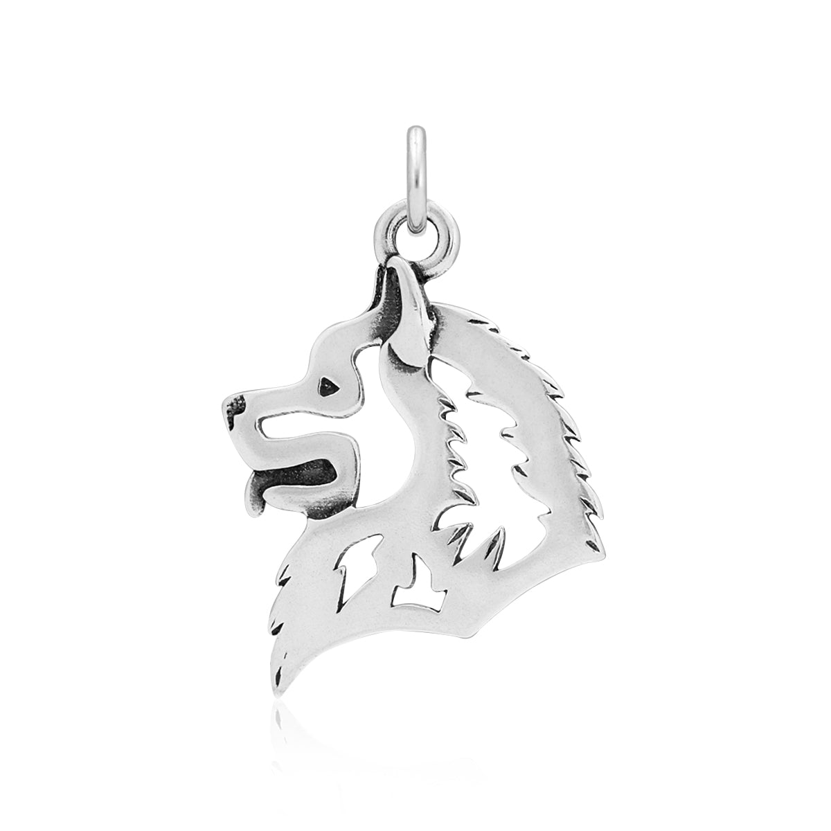 Samoyed Necklace in Sterling Silver