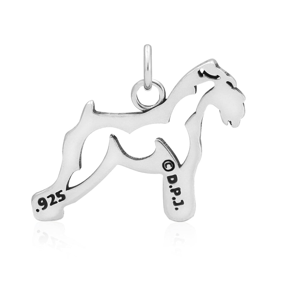 Sterling Silver Schnauzer Necklace Jewelry