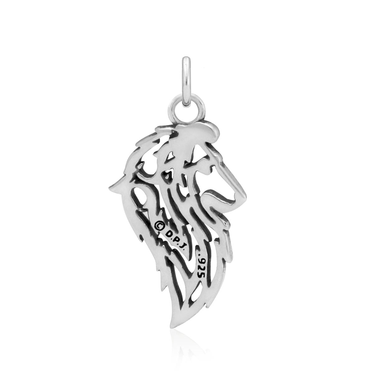 Shetland Sheepdog Necklace in Sterling Silver