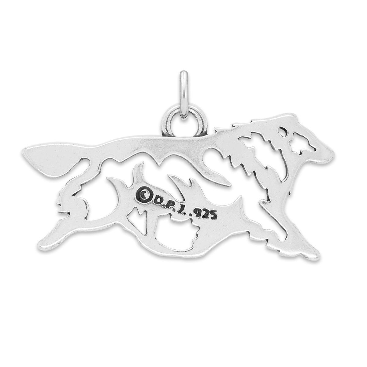 Sterling Silver Shetland Sheepdog Necklace Pendant