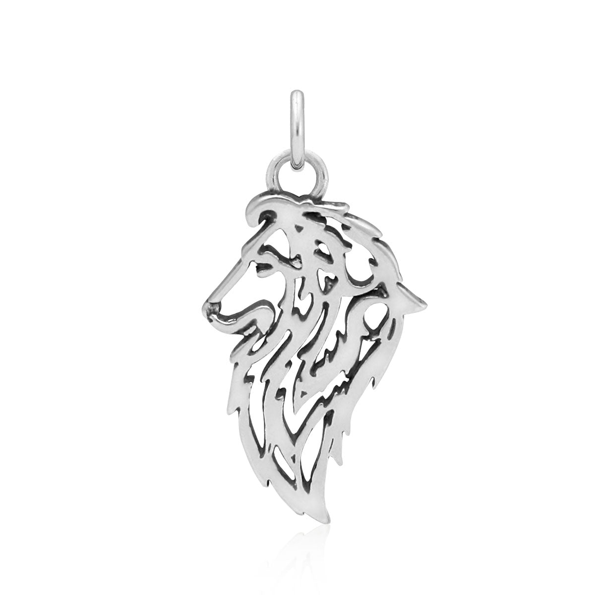 Shetland Sheepdog Necklace in Sterling Silver