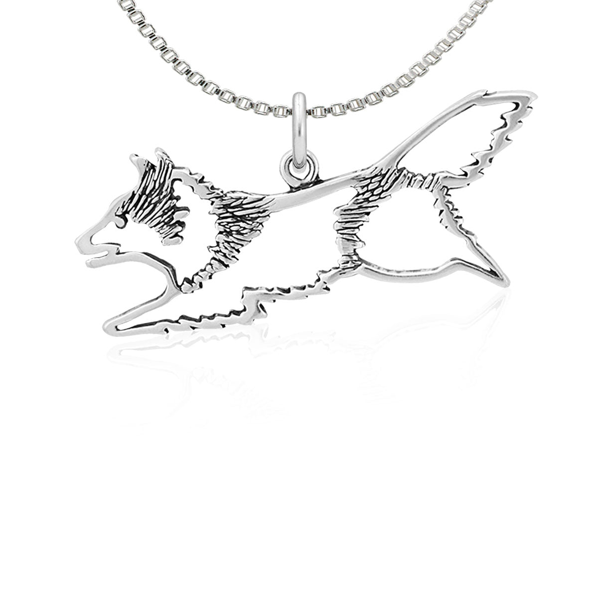 Shetland Sheepdog Necklace Gifts in Sterling Silver