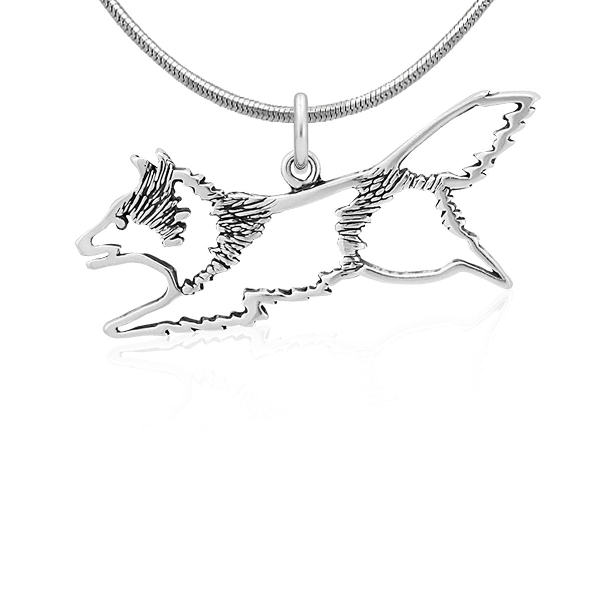 Shetland Sheepdog Necklace Gifts in Sterling Silver