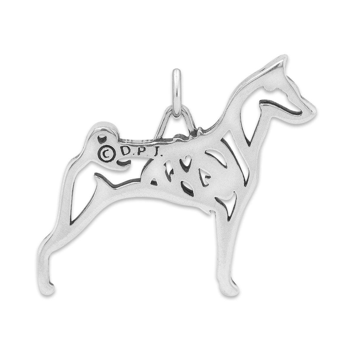 Sterling Silver Basenji Necklace Jewelry