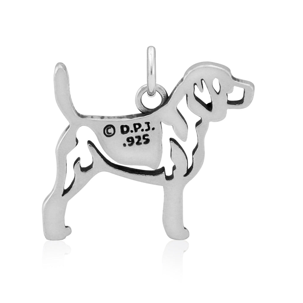 Sterling Silver Beagle Necklace Jewelry