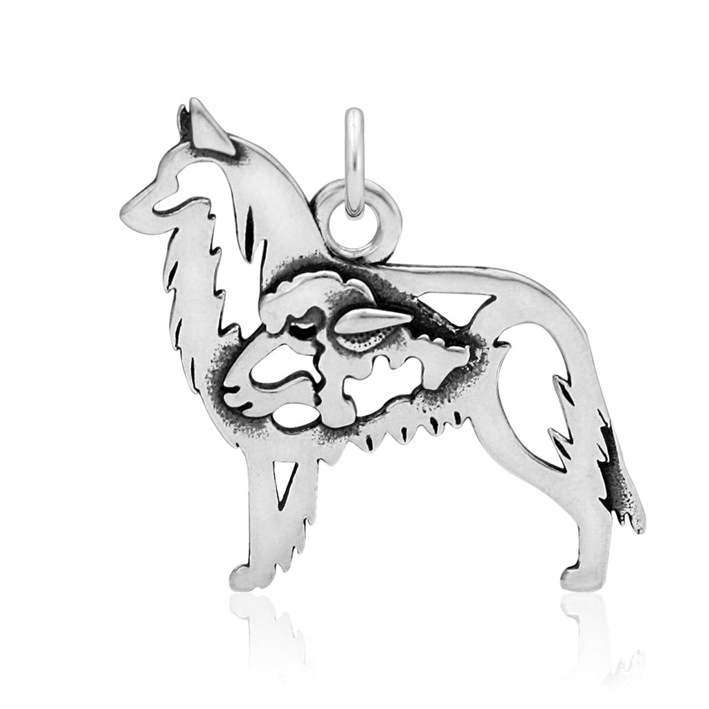 Sterling Silver Belgian Tervuren Necklace Jewelry