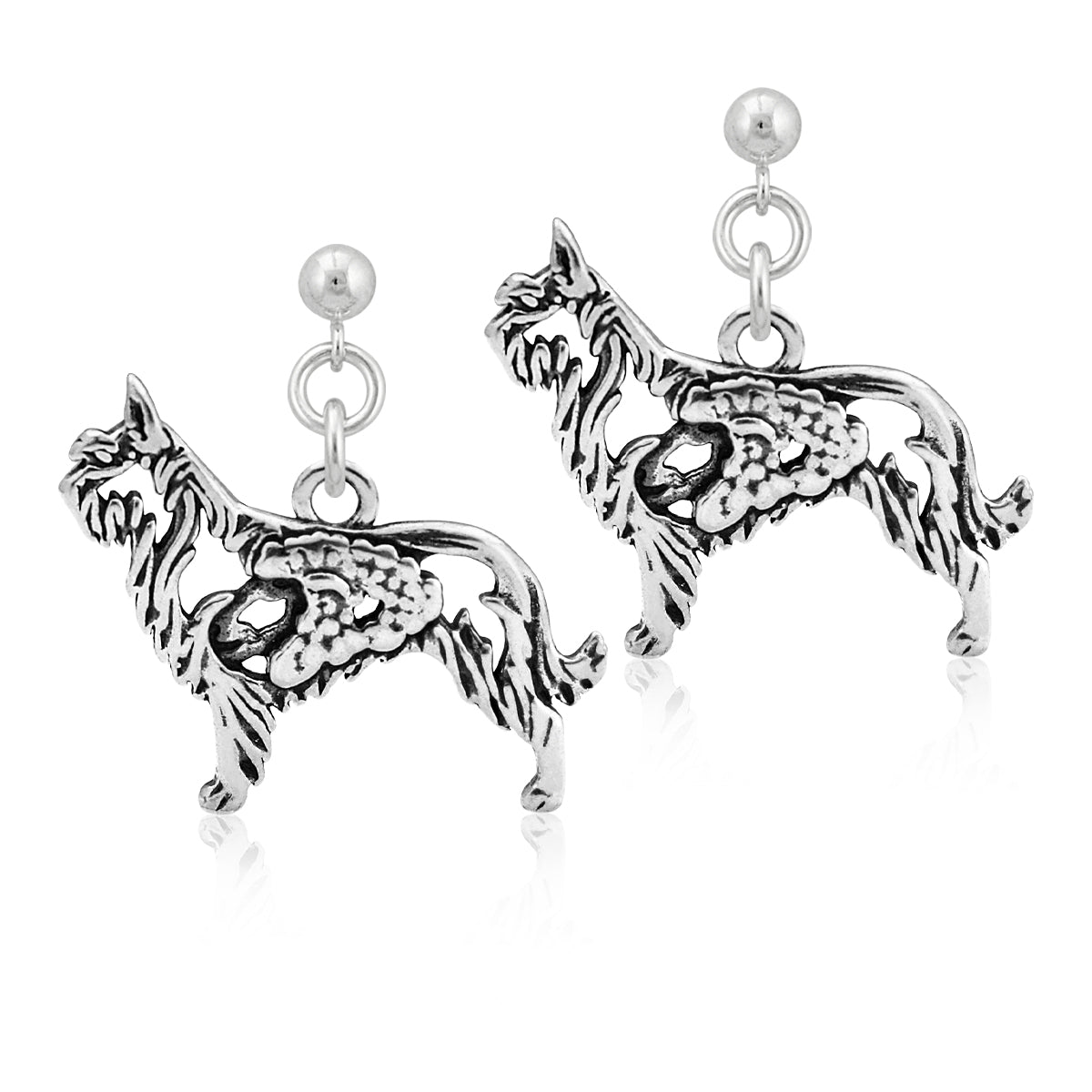 Sterling Silver Berger Picard Earrings