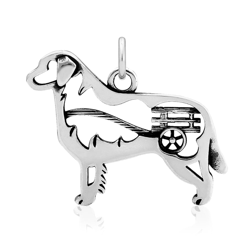 Sterling Silver Bernese Mountain Dog Necklace Jewelry