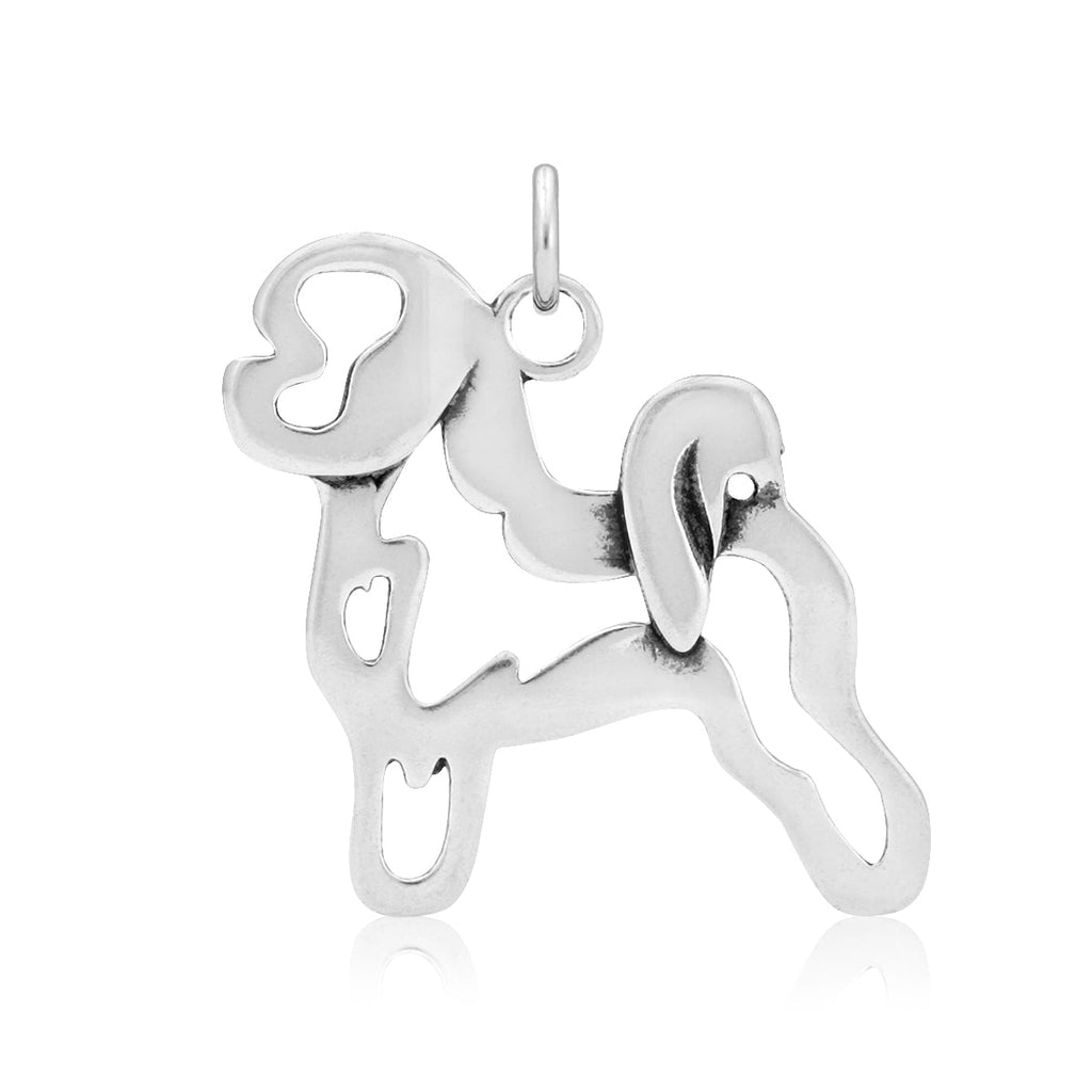 Sterling Silver Bichon Frise Necklace Jewelry