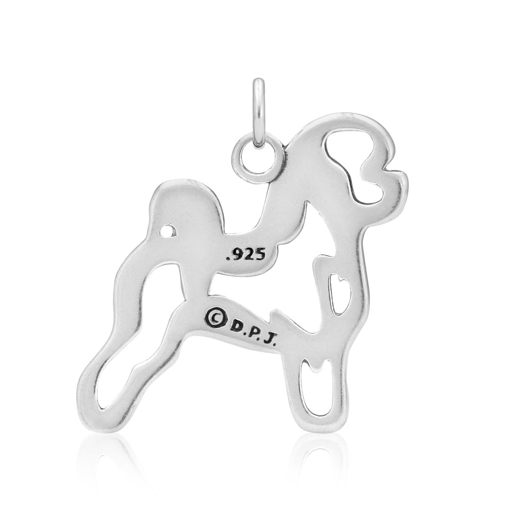 Sterling Silver Bichon Frise Necklace Jewelry