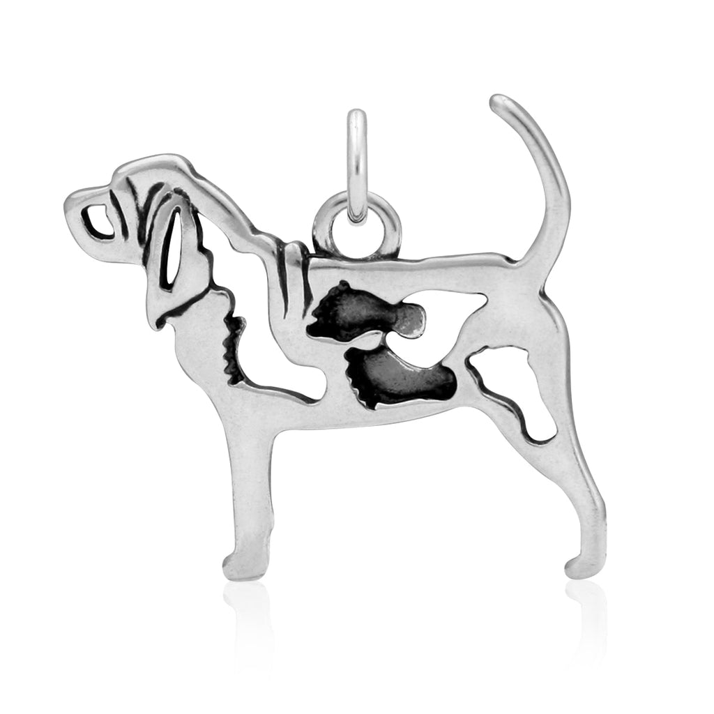 Sterling Silver Bloodhound Necklace Jewelry
