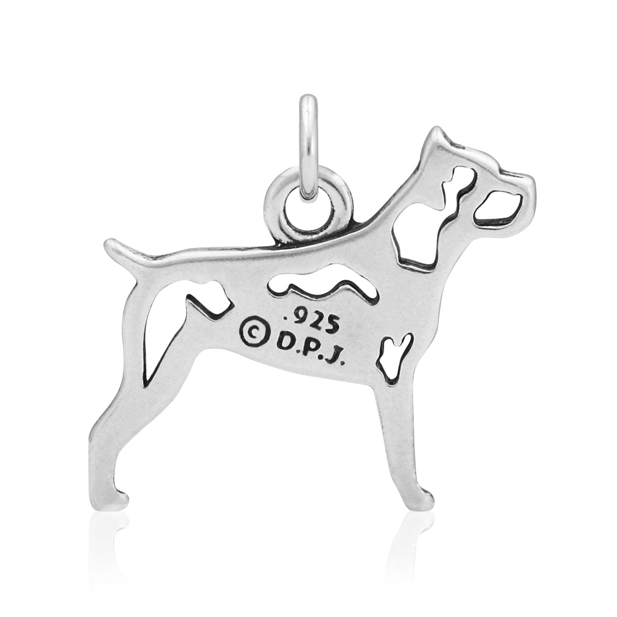 Sterling Silver Cane Corso Necklace Jewelry