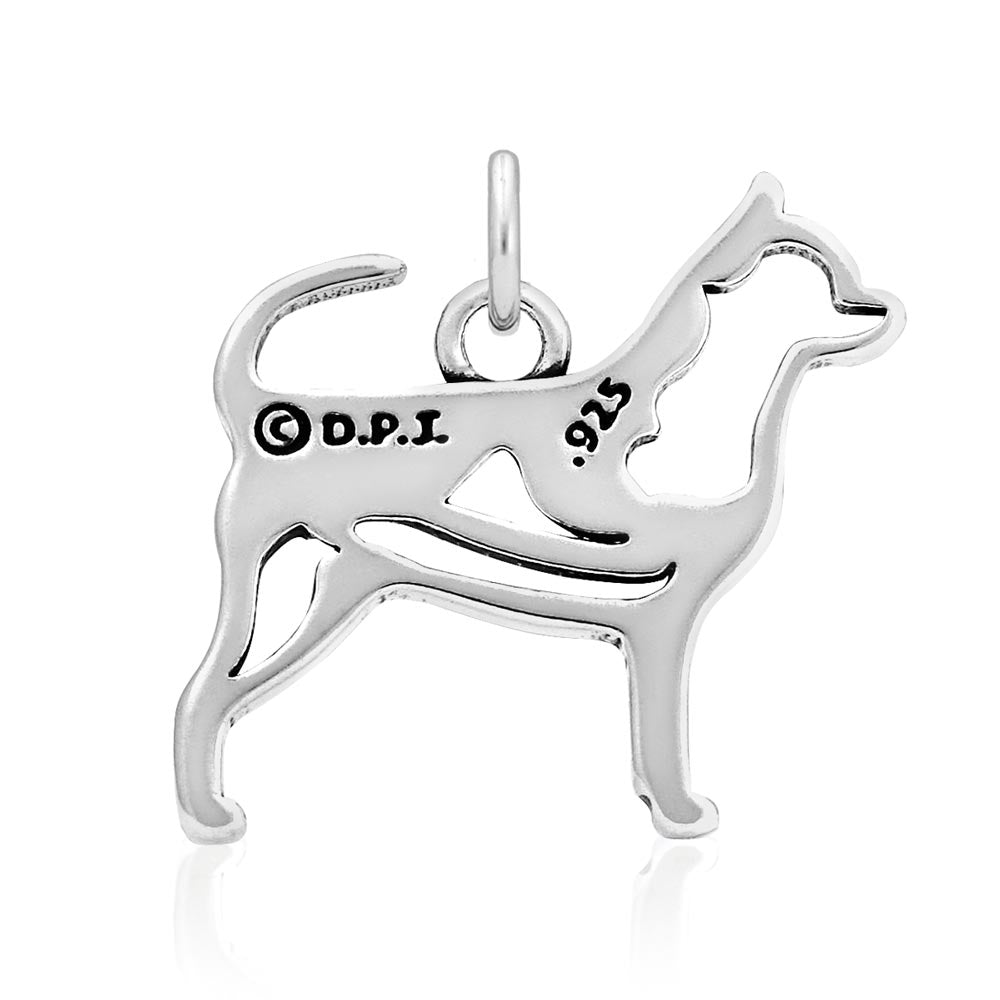 Sterling Silver Chihuahua Necklace Jewelry, Smooth