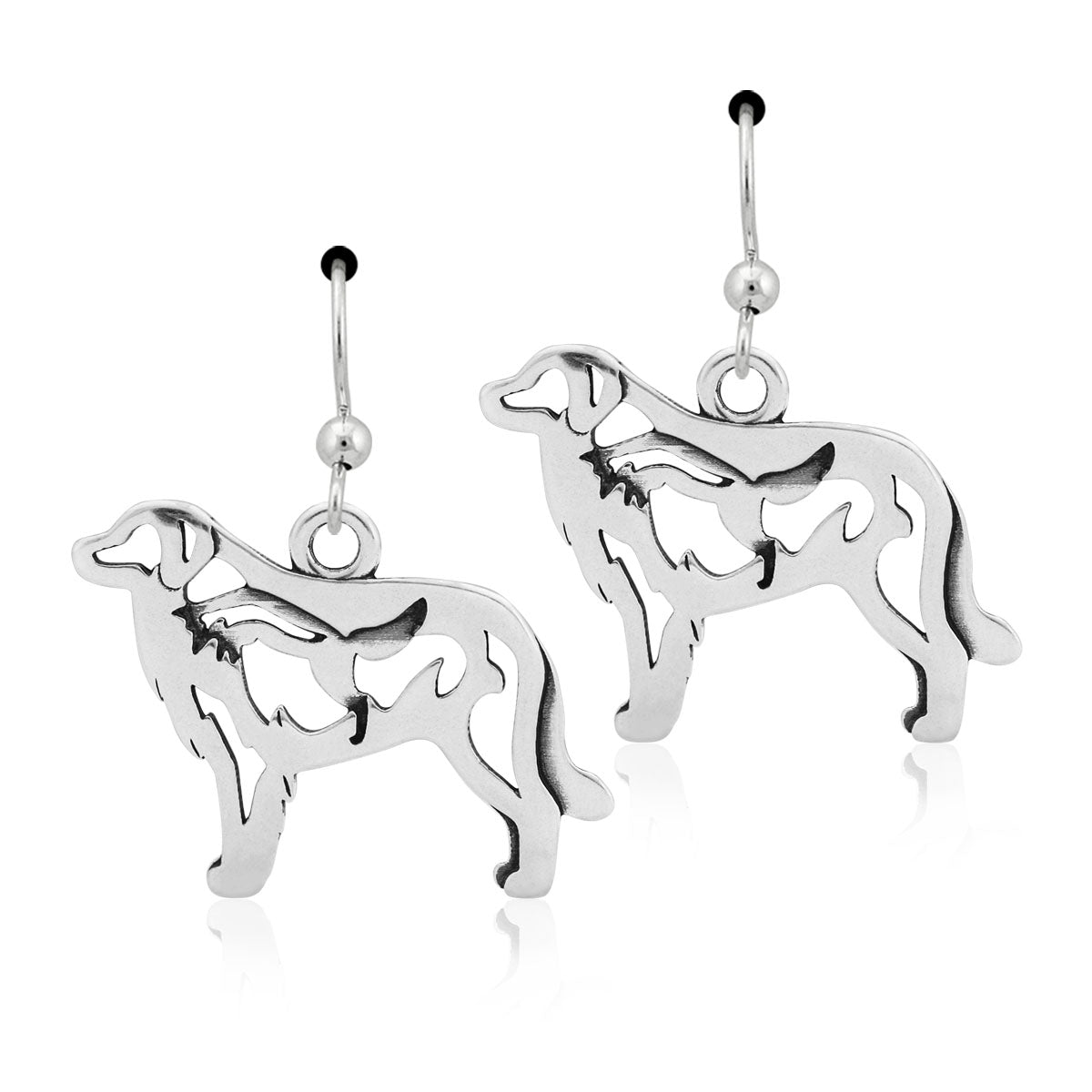 Sterling Silver Great Pyrenees Earrings