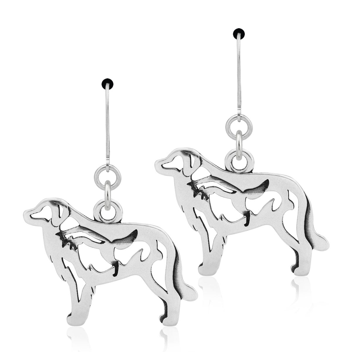 Sterling Silver Great Pyrenees Earrings