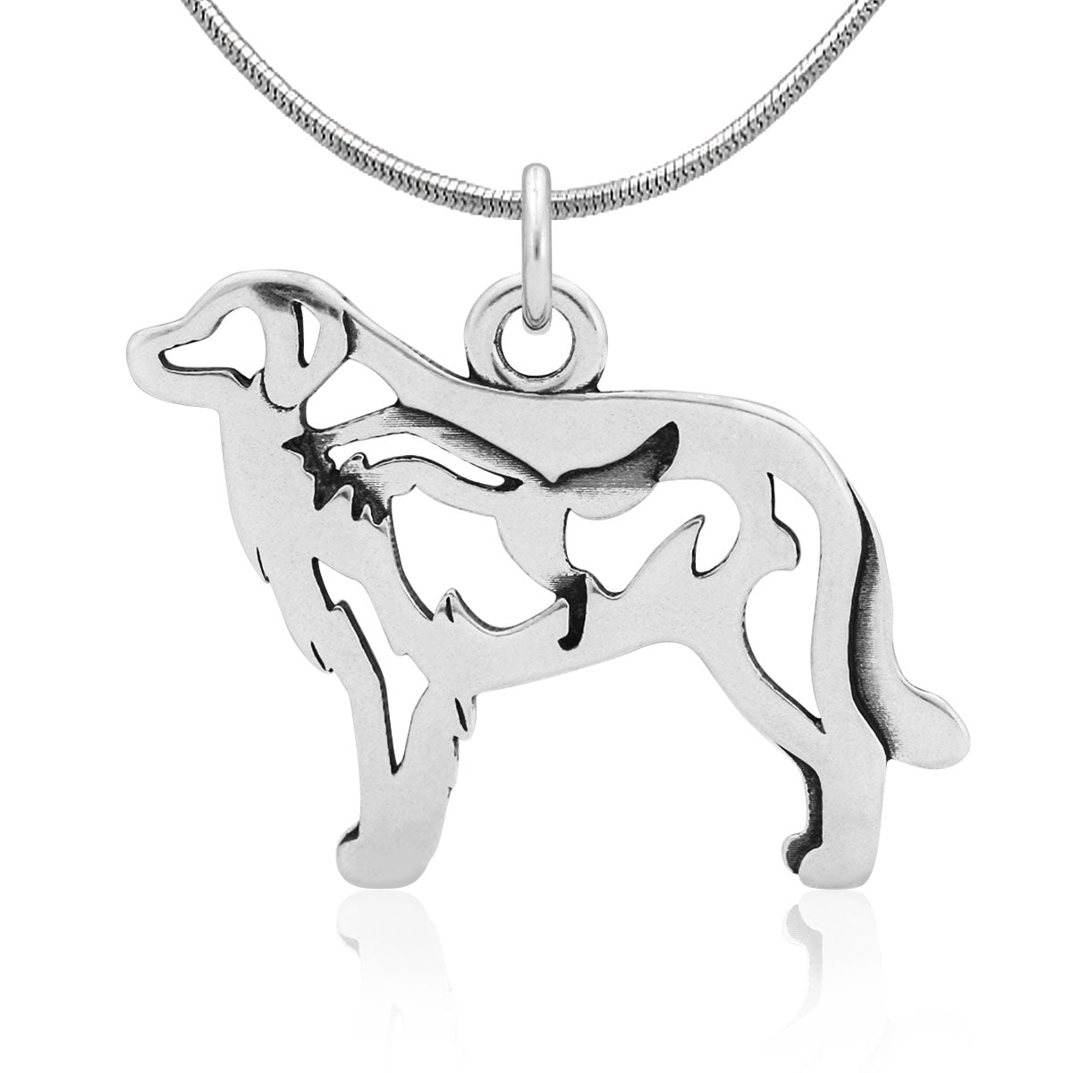 Sterling Silver Great Pyrenees Necklace Jewelry