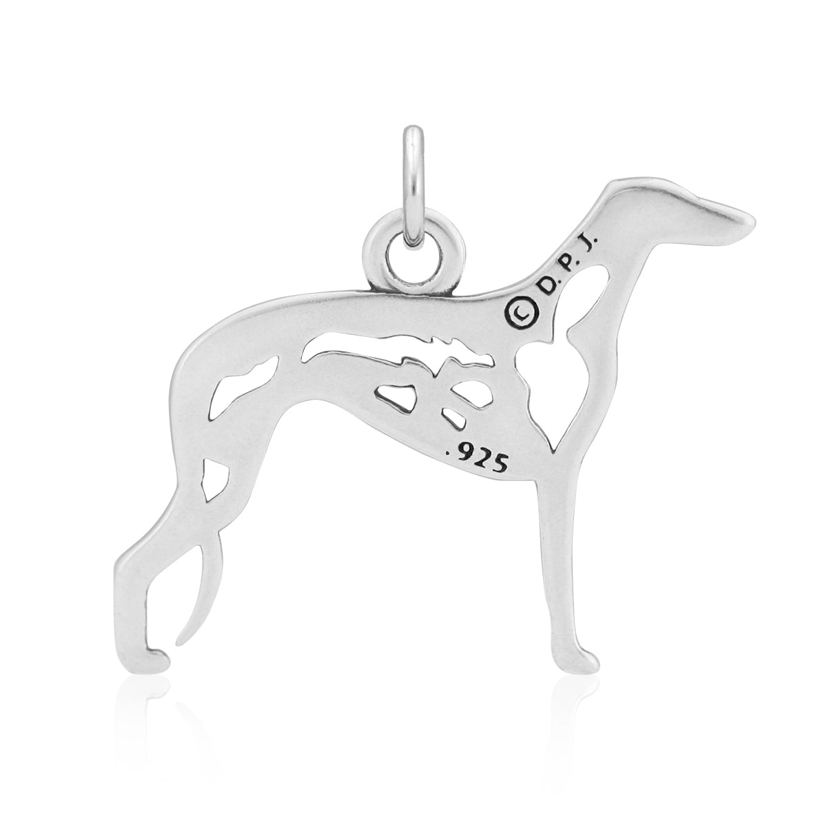 Sterling Silver Greyhound Necklace Jewelry
