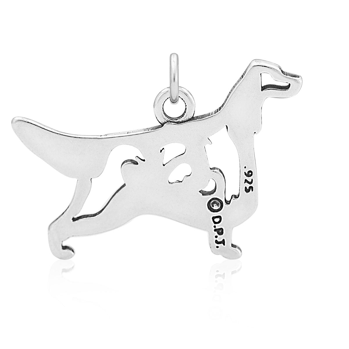 Sterling Silver Irish Setter Necklace Jewelry