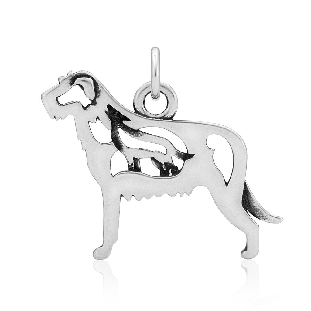 Sterling Silver Irish Wolfhound Necklace Jewelry