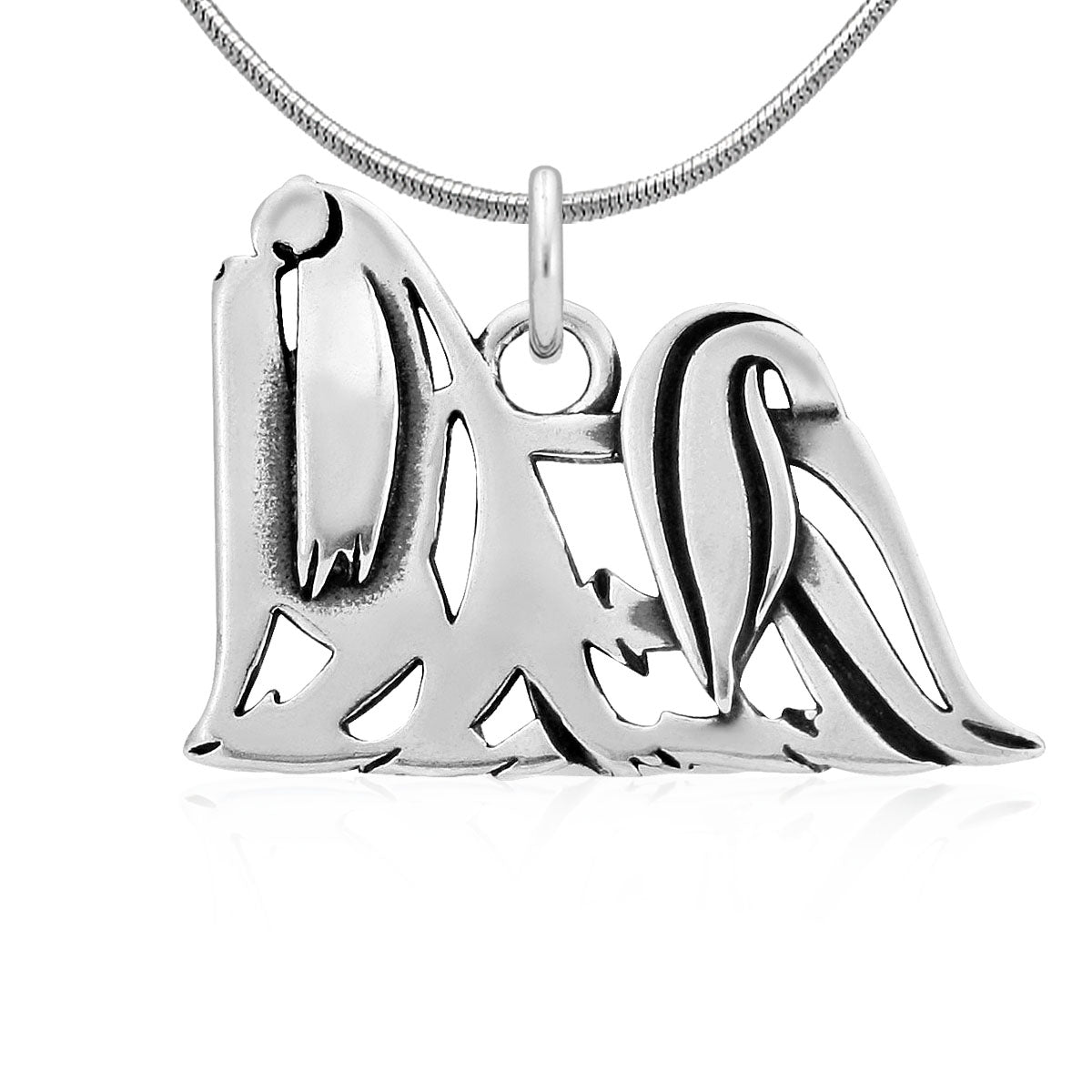 Sterling Silver Maltese Necklace Jewelry