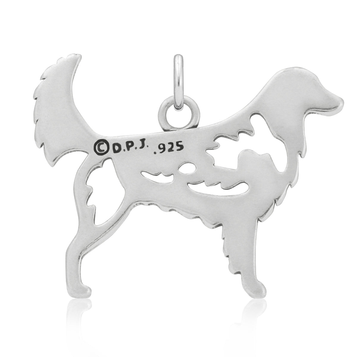 Sterling Silver Nova Scotia Duck Tolling Retriever Necklace Jewelry