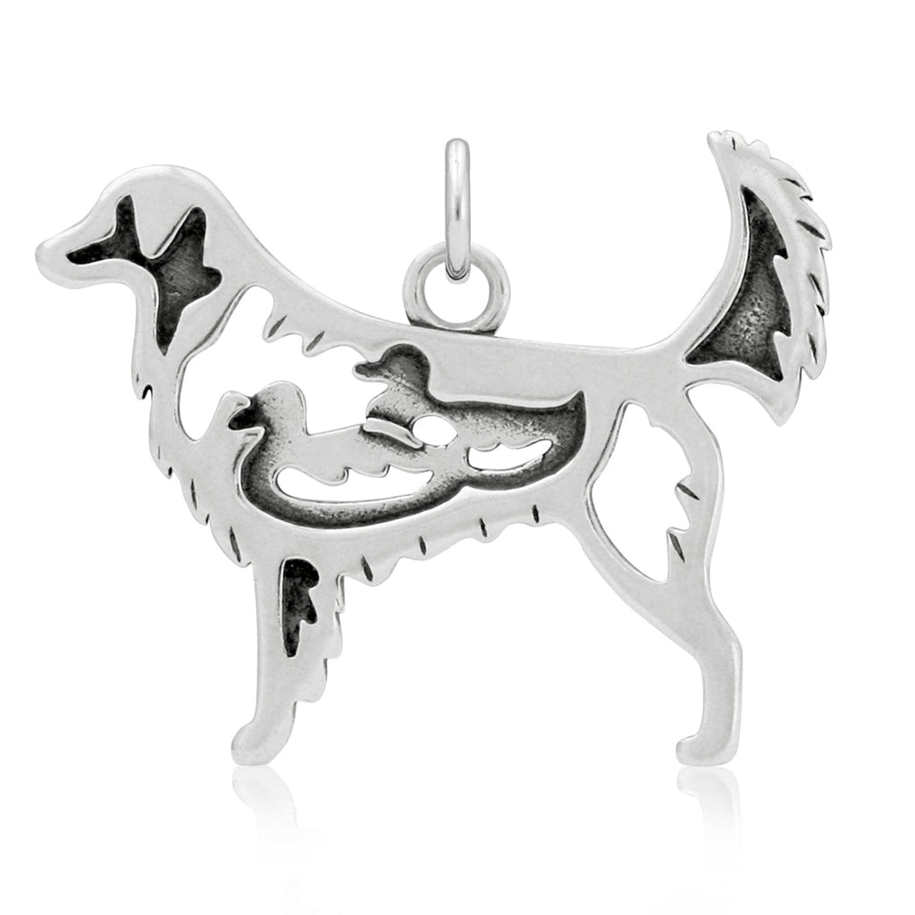 Sterling Silver Nova Scotia Duck Tolling Retriever Necklace Jewelry