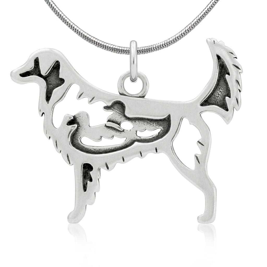 Sterling Silver Nova Scotia Duck Tolling Retriever Necklace Jewelry