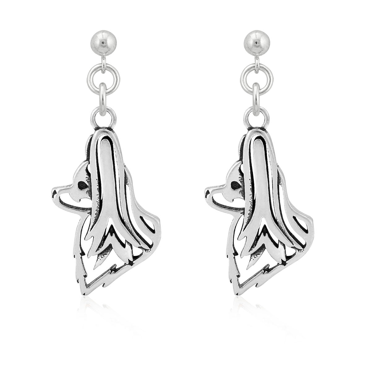 Papillon Earrings in Sterling Silver