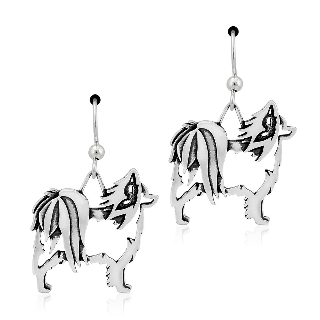 Sterling Silver Papillon Earrings