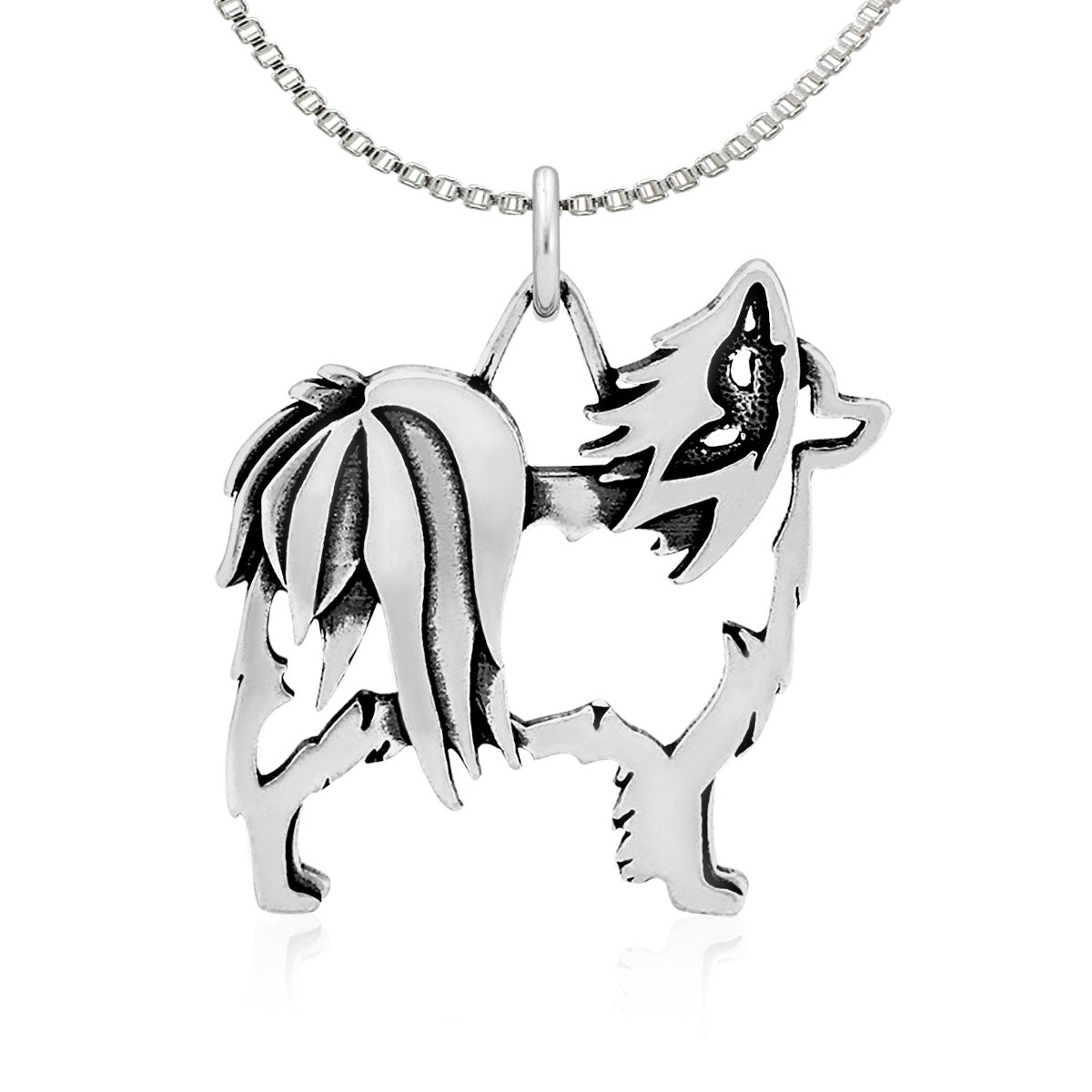 Sterling Silver Papillon Necklace Jewelry