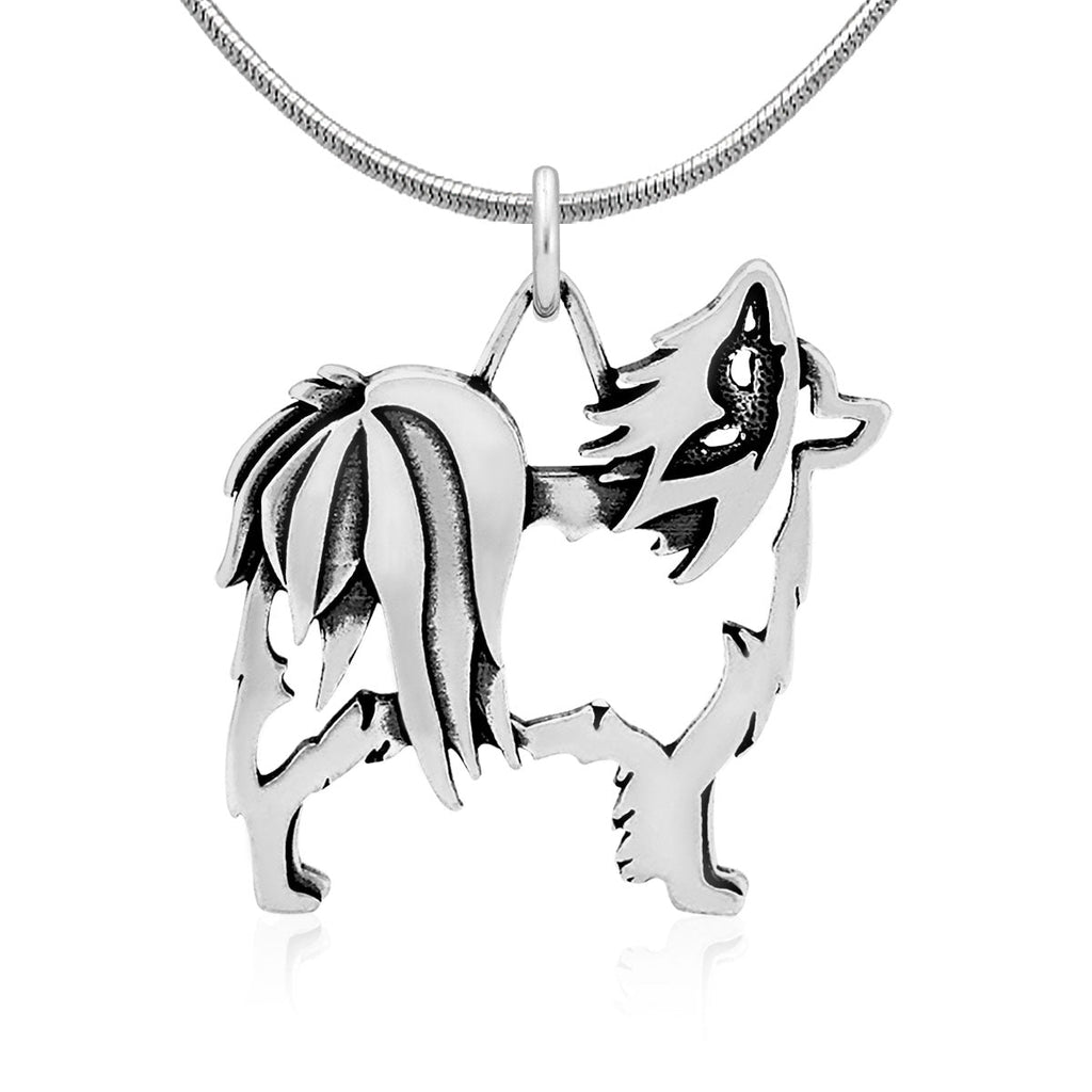 Sterling Silver Papillon Necklace Jewelry