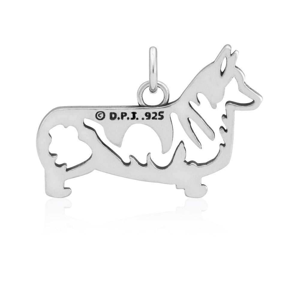 Sterling Silver Pembroke Welsh Corgi Necklace Jewelry