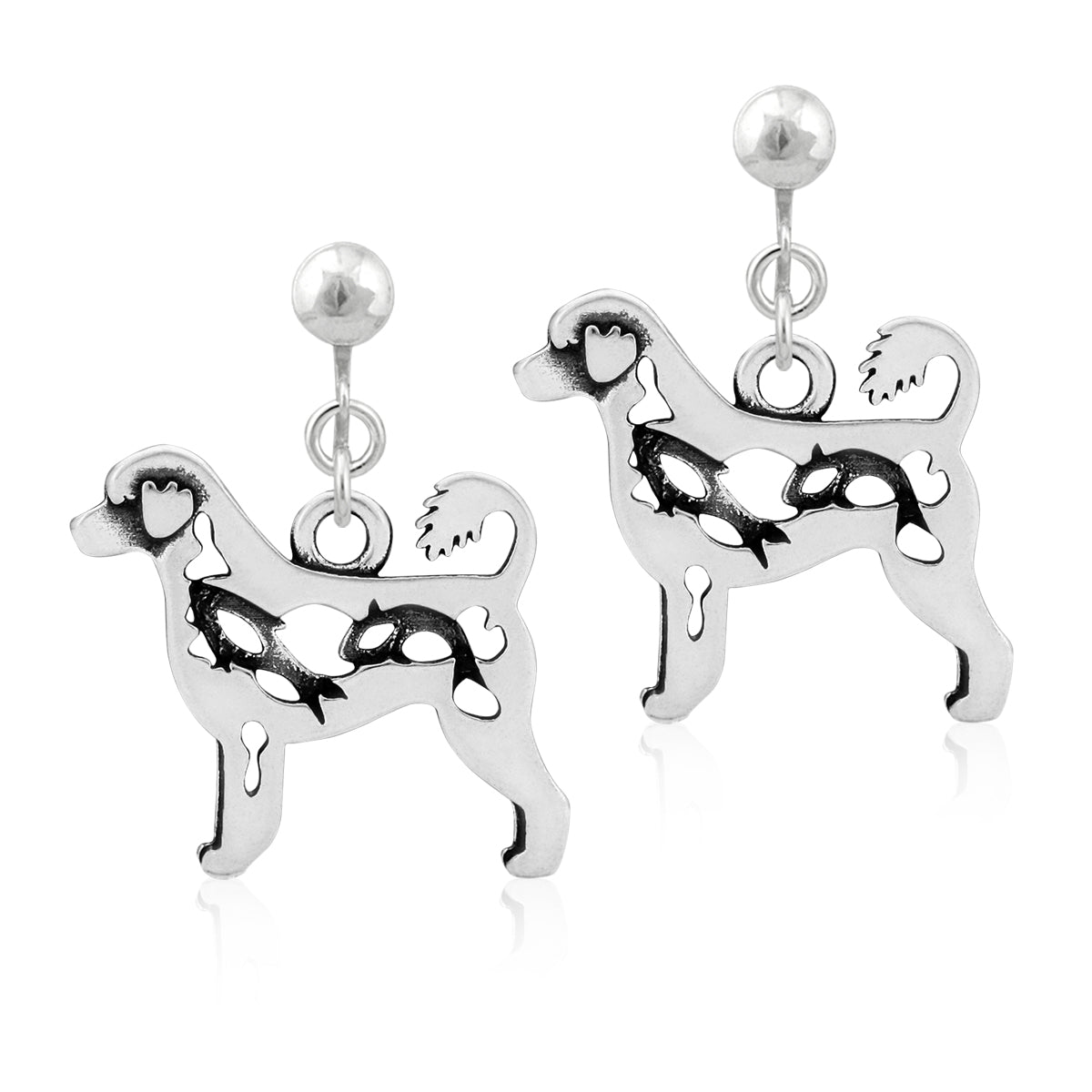 Portuguese Water Dog Earrings Gifts Sterling Silver